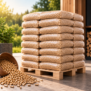 A1 Puupelletti 15kg, 975kg, 8mm, kotimainen